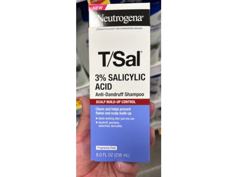 Neutrogena T/Sal Anti-Dandruff Shampoo, 3% Salicylic Acid, 8 fl oz/236 mL