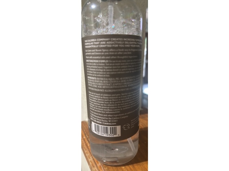 Caldrea Linen And Room Spray, Rosewater Driftwood, 16 fl oz/473 mL