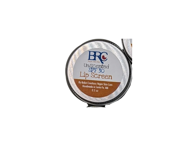 By Robin Creations BRC Lip Screen, Unscented, SPF 30, 0.5 oz