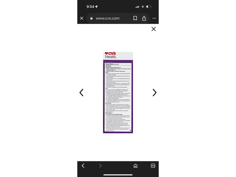 CVS Health Iverecthin Lotion Lice Treatment, 4 oz/117 g