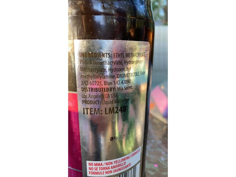 Mia Secret Liquid Monomer, 32 fl oz