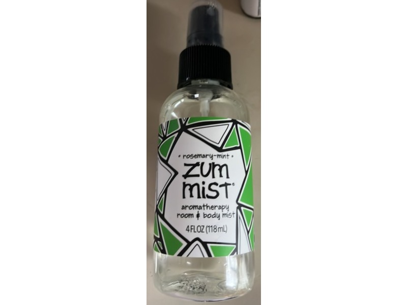 Indigo Wild Zum Aromatherapy Room & Body Mist, Rosemary-Mint, 4 fl oz/118 mL