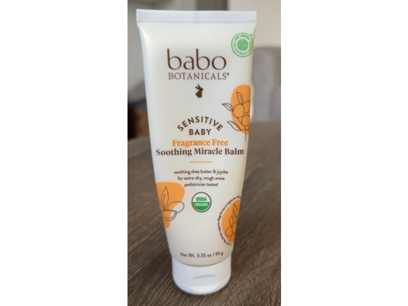 Babo Botanicals Sensitive Baby Soothing Miracle Balm, 3.35 oz/95 g