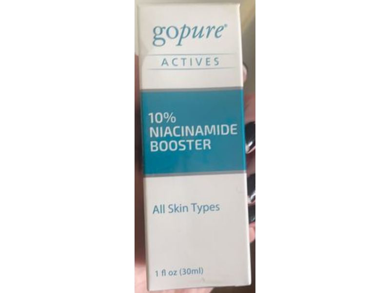 goPure 10% Niacinamide Booster Serum, 1 fl oz/30 mL