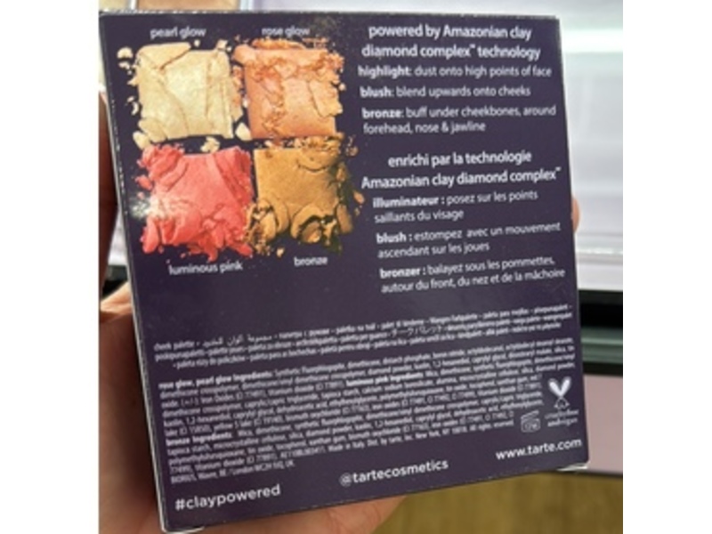 Tarte Glow Squad Amazonian Clay Palette, Volume II, 0.077 oz/2.2 g