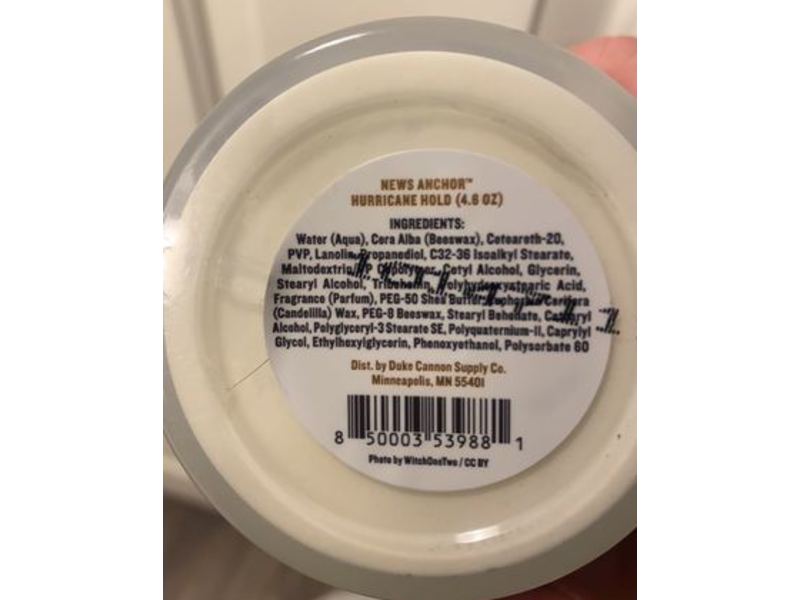 Duke Cannon Supply Co. Hurricane Hold Pomade, 4.6 oz