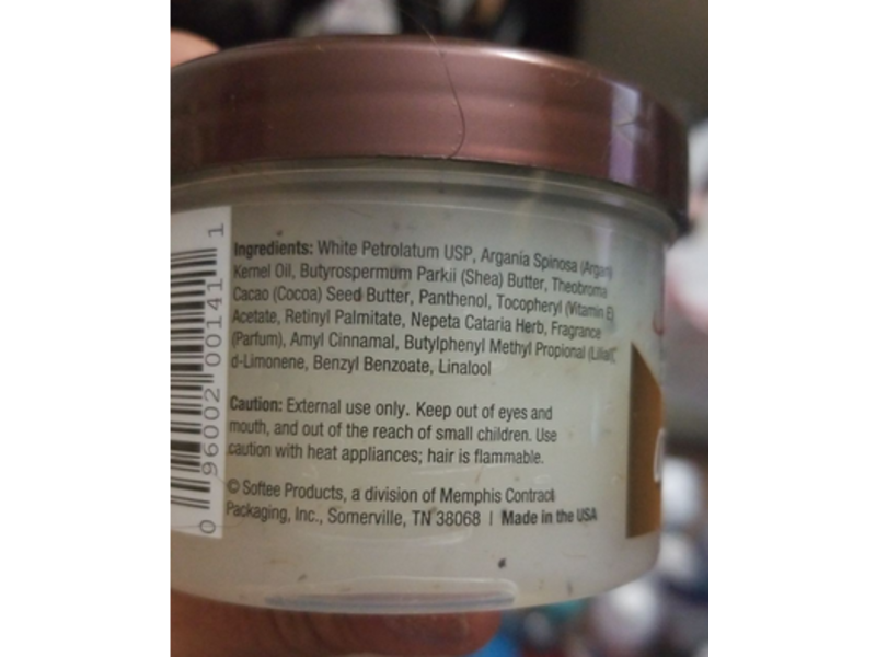 Softee Hair & Scalp Conditioner, Argan Oil, 3 oz/85 g