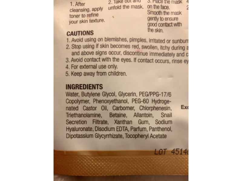 Epielle Snail Firming Mask