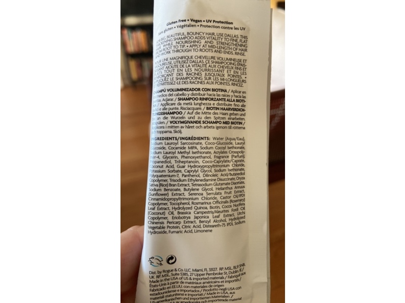 R+Co Dallas Biotin Thickening Shampoo + Conditioner, 0.23 fl oz/7 mL