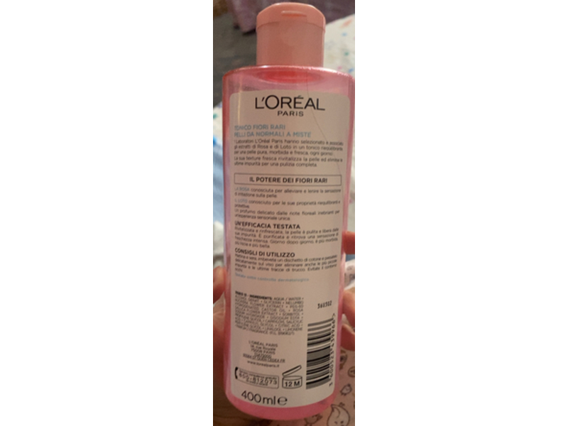 L'Oreal Tonic Rare Flowers Revitalizing Refreshing Skin, 400 mL