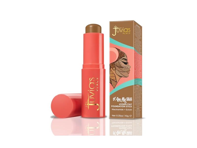 Juvia's Place I Am My Skin Hydra-Tint Foundation Stick, 10 Mozambique, 0.35 oz/10 g
