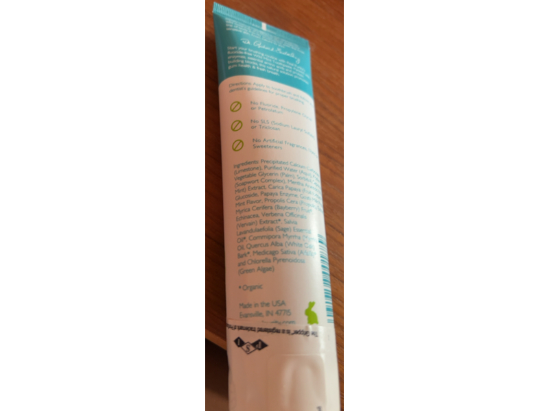 Real Purity Fluoride Free Toothpaste, Wild Mint, 6 fl oz/177 mL