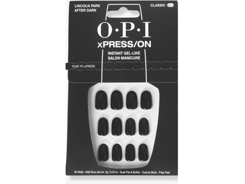 O.P.I Xpress/On Nail Glue, Lincoln Park After Dark Classsic, 0.07 fl oz/2 g