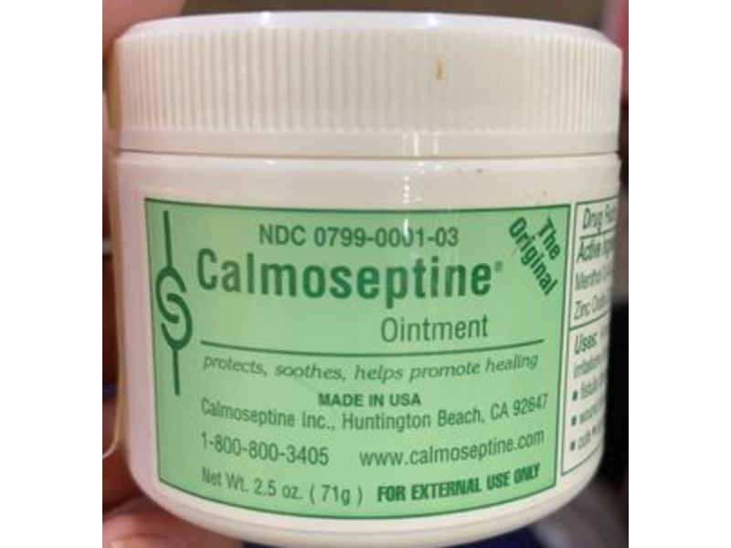 Calmoseptine Ointment, 2.5 oz/71 g