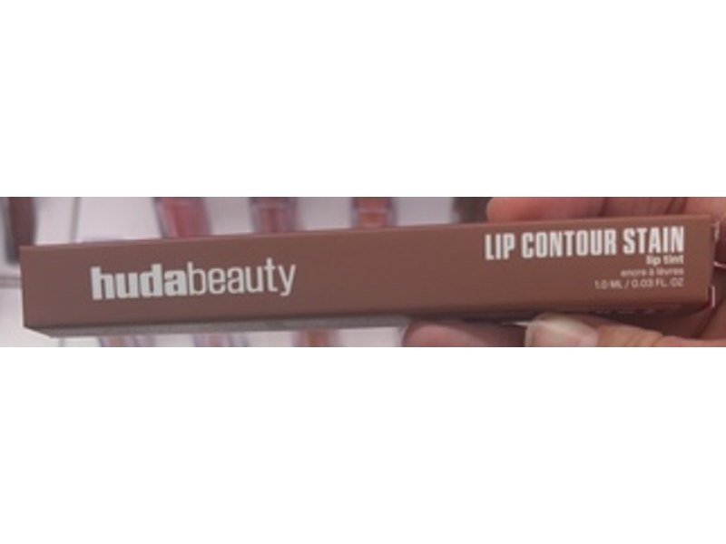 Huda Beauty Lip Contour Stain, Toasty Brown, 0.03 fl oz/1.0 mL
