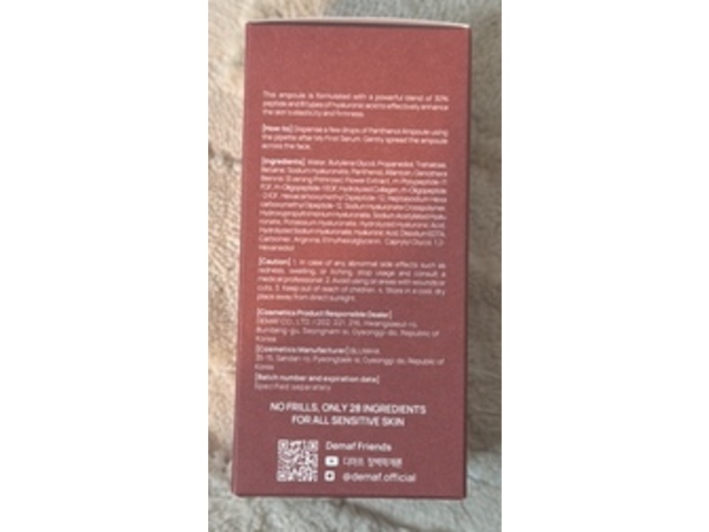 De:maf EGF Peptide Ampoule, 1.8 fl oz/55 mL