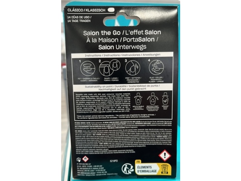 O.P.I xPress/on Instant Gel-Like Glazed Press-On Nails, Cranberry Cosmo, 30 Count