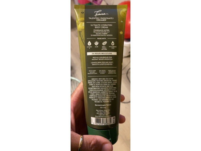 Bath & Body Works Ultimate Hydration Body Cream, Tiana, 8 oz/226 g