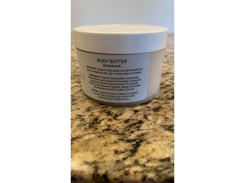 Naples Soap Natural Body Butter, Sunkissed