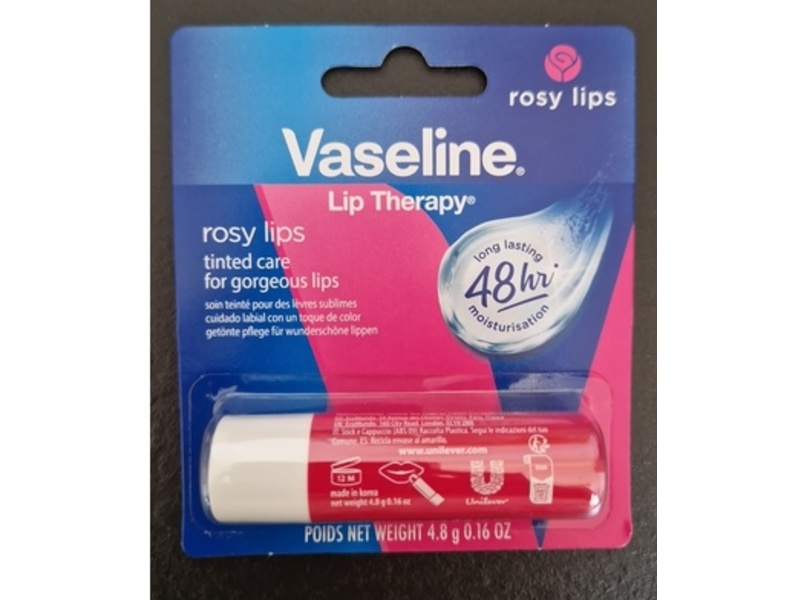 Vaseline Tinted Care Lip Therapy, Rosy Lips, 0.16 oz/4.8 g