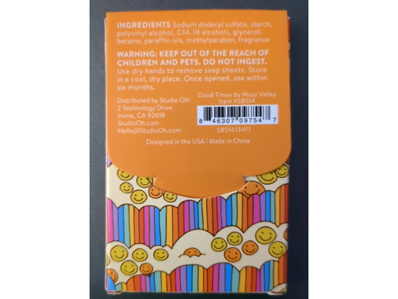 Studio Oh! Soap Sheets, Lemon Drop, 100 Count