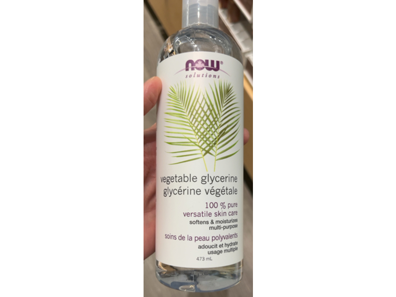 Now Solutions Vegetable Glycerine, 473 mL