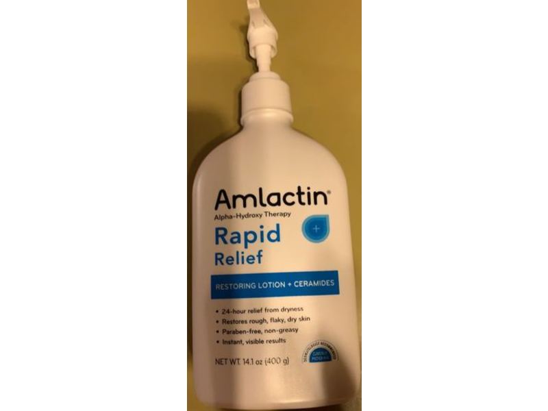 Amlactin Rapid Relief Restoring Lotion, Lactic Acid, 14.1 oz/400 g