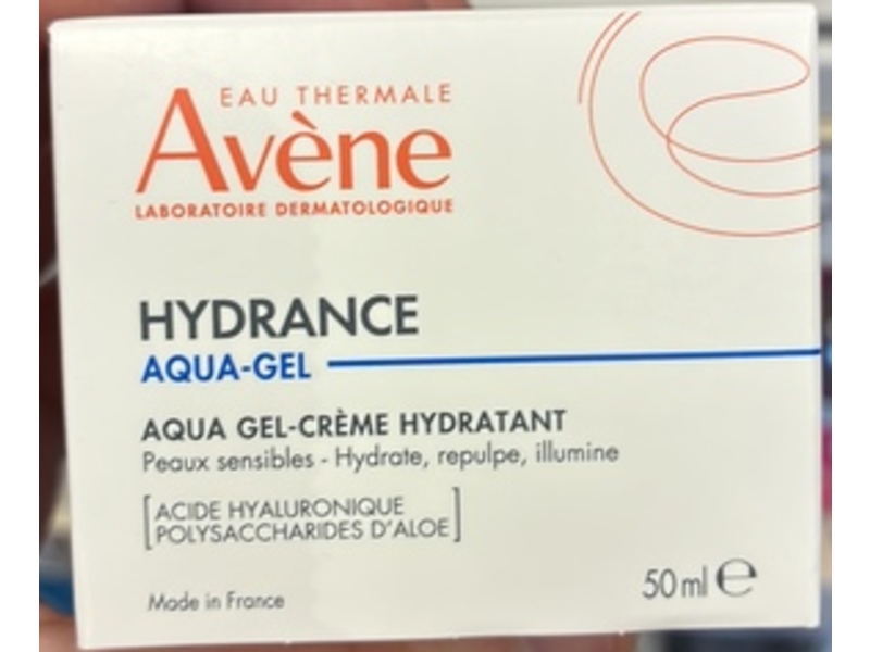 Avene Hydrance Aqua Gel-Cream, Hyaluronic Acid, 50 mL