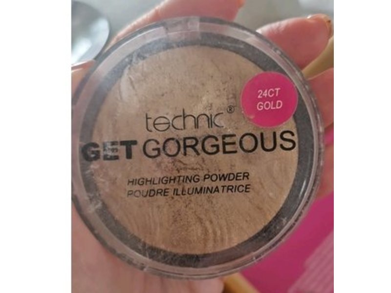 Technic Get Gorgeous Highlighting Powder, 24CT Gold, 6 g