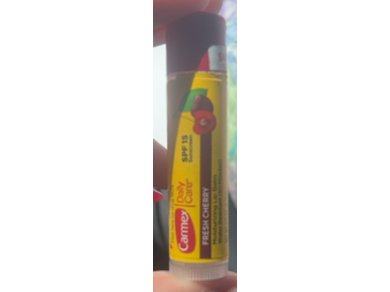 Carmex Daily Care Moisturizing Lip Balm, Fresh Cherry, SPF 15, 0.15 oz