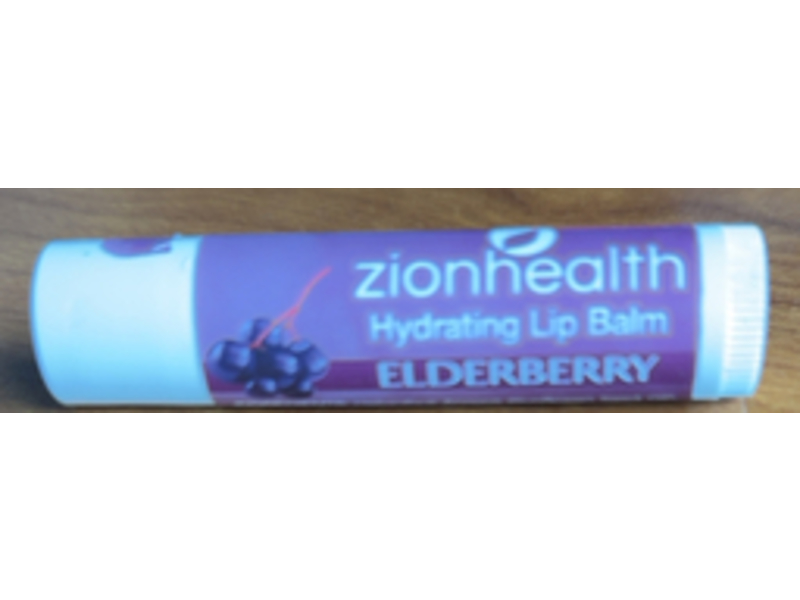 Zion Health Minerals Hydrating Lip Balm, Elderberry, 15 oz/4.25 g
