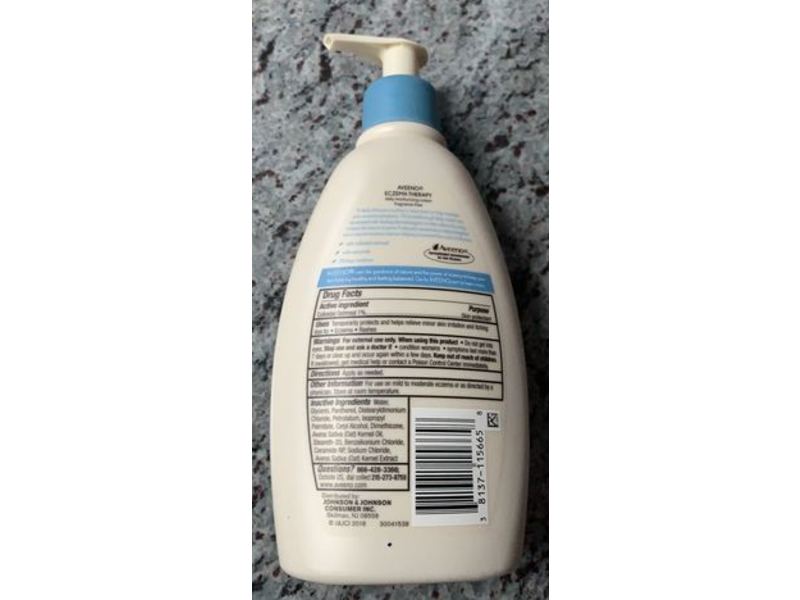 Aveeno Eczema Therapy Daily Moisturizing Cream, Oatmeal, 12 fl oz/354 mL