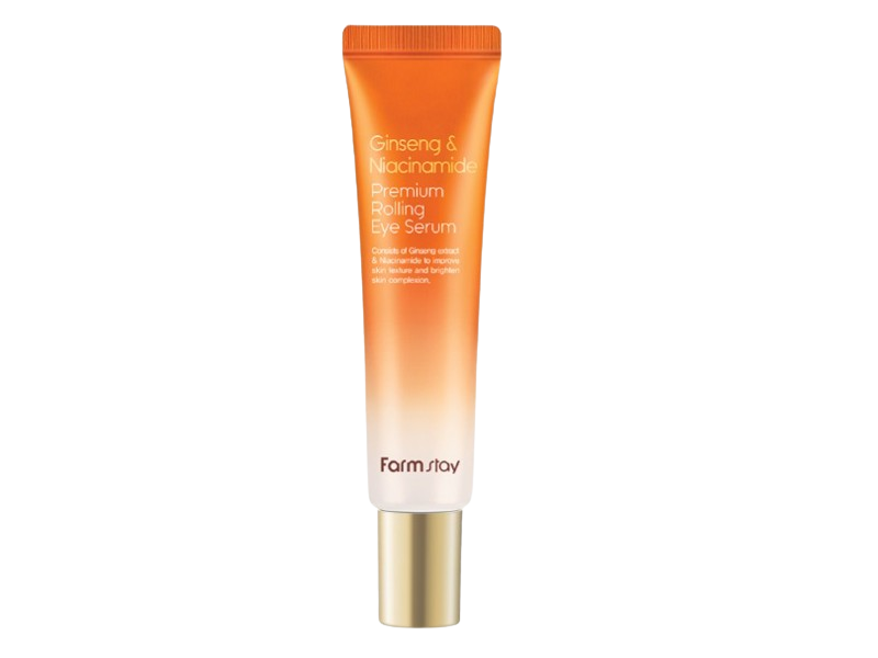 Farm Stay Premium Rolling Eye Serum, Ginseng & Niacinamide, 0.84 oz/25 mL