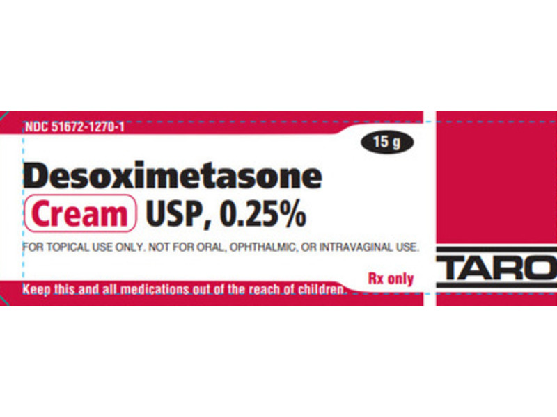 Desoximetasone Cream USP 0.25%, 60 g, Perrigo (RX)