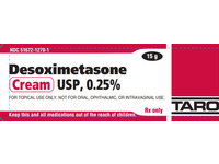 Desoximetasone Cream USP 0.25%, 60 g, Perrigo (RX) - thumbnail 1