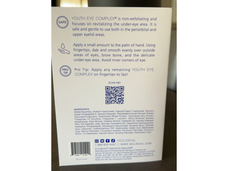 Is Clinical Youth Eye Complex, 0.5 oz/15 g