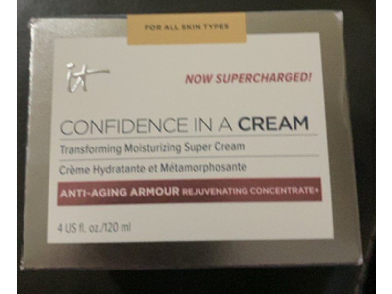 It Cosmetics Confidence In A Cream Anti Aging Face Moisturizer, 4 fl oz/120 mL