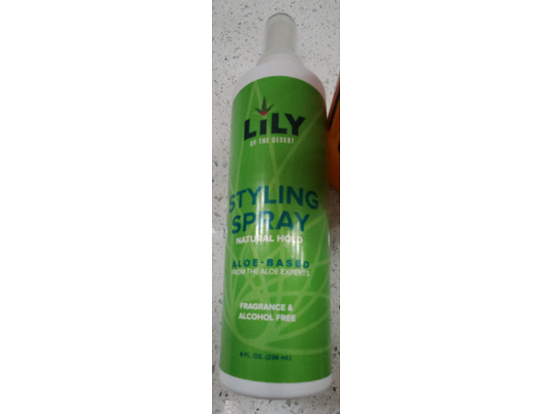 Lily Of The Desert Styling Spray, Aloe-Based, 236 mL