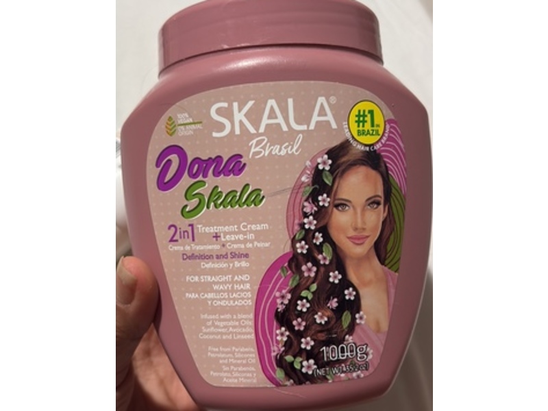 SKALA Dona 2 In 1 Treatment Cream + Leave In Conditioner, 35.2 oz/1000 g