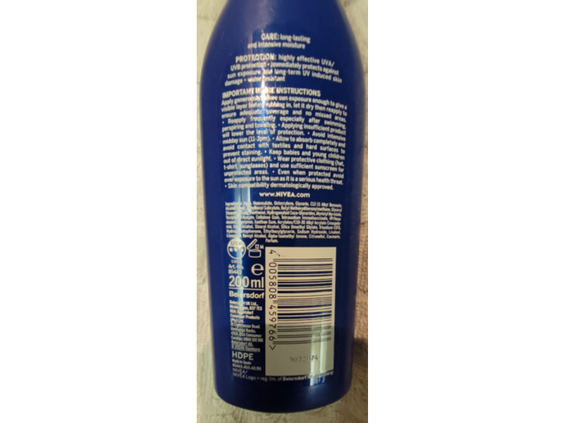 Nivea Sun Protect & Moisture Sunscreen Lotion, SPF 15, 200 mL