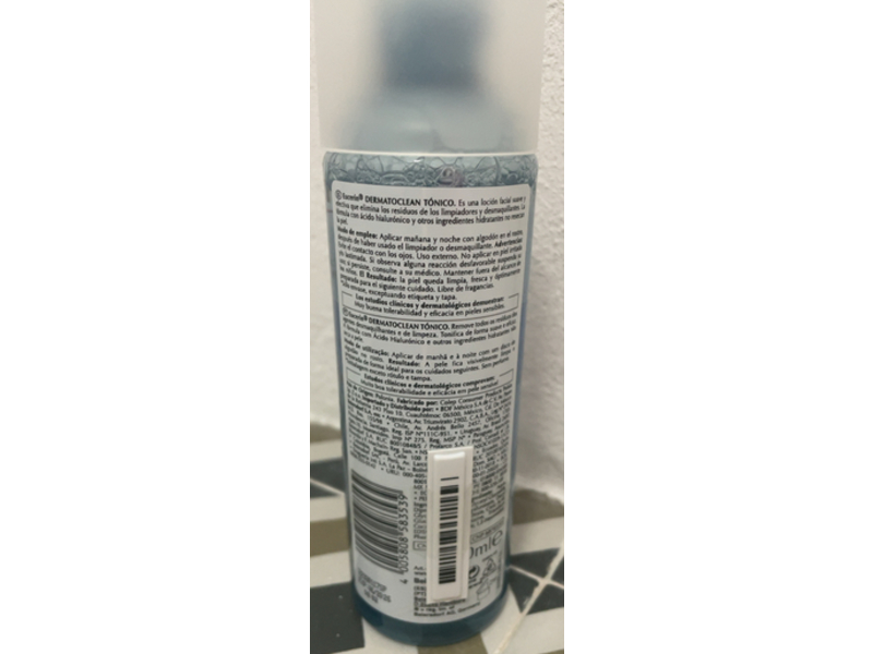 Eucerin Dermatoclean Hyaluron Facial Toner, Sensitive Skin, 200 mL