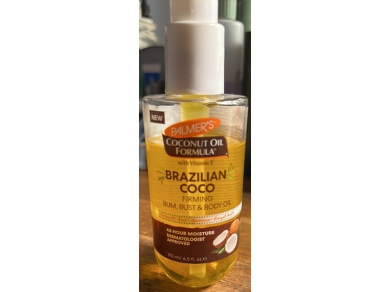 Palmer's Firming Bum, Bust & Body Oil, Brazilian Coco, 6.5 fl oz/192 mL