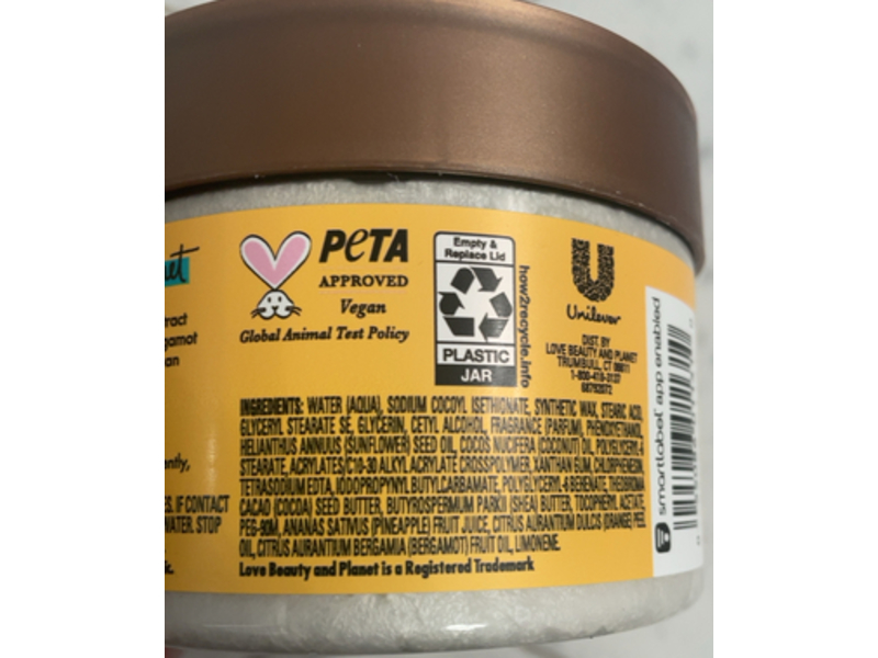 Beloved Beauty Whipped Body Wash, Pineapple & Papaya, 10 oz