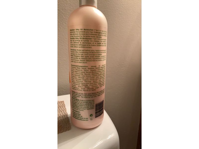 Hawaiian Silky 7-in-1 Oil Moisturizer, Pink, 16 Fl Ounce