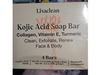 LivaClean Kojic Acid Soap Bar, 14 oz/400 g, Pack Of 4 - thumbnail 2