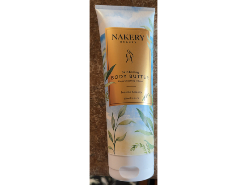 Nakery Beauty Skin Toning Body Butter, Seaside Serenity, 10 fl oz/300 mL