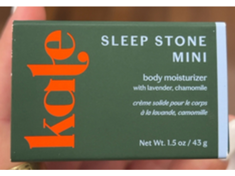 Kate McLeod Sleep Stone Body Moisturizer, Lavender + Chamomile, 1.5 oz/43 g