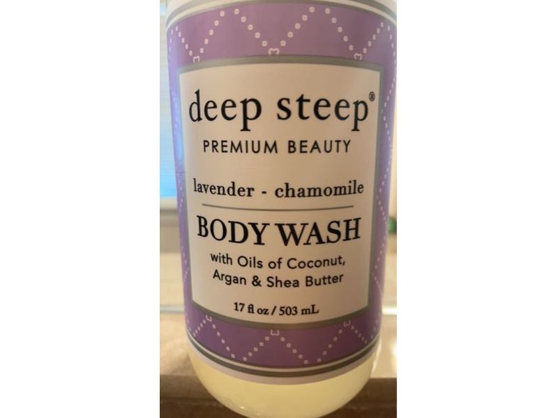 Deep Steep Premium Beauty Body Wash, Lavender - Chamomile, 17 fl oz/503 mL