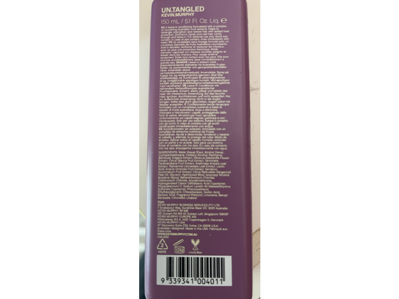 Kevin Murphy Untangled Leave-In Conditioner, 5.1 fl oz/150 mL