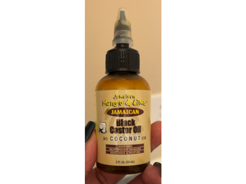 Jamaican Mango & Lime Black Castor Oil, Coconut, 2 fl oz/59 mL